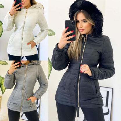 Chaqueta Impermeable con Interior de Tela Ovejera