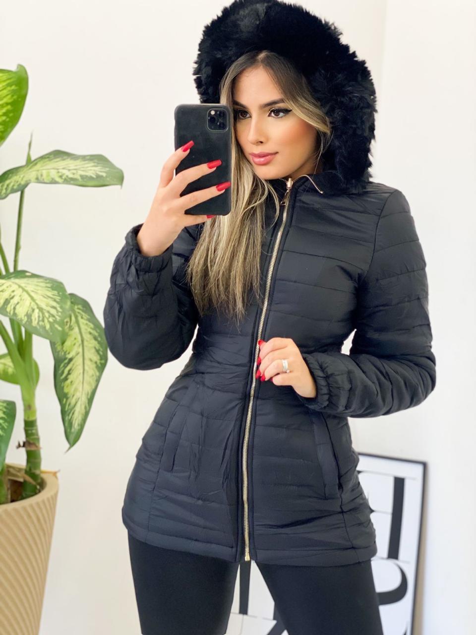 Chaqueta Impermeable con Interior de Tela Ovejera